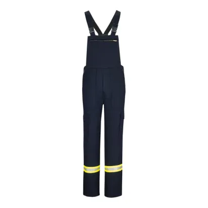 Latzhose, Aramid/Viskose FR, mit Reflex