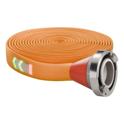 Druckschlauch BUFFALO SAFETY, orange/gelb, mit Druckkupplungen
