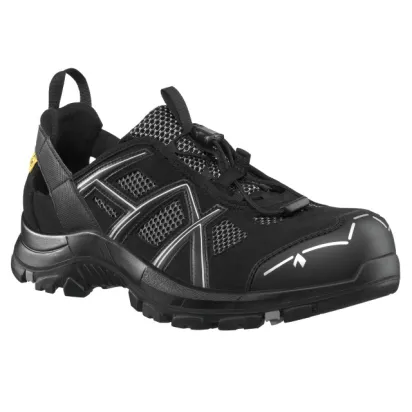 Schnürschuh BLACK EAGLE® SAFETY 61.1 LOW, schwarz/silber