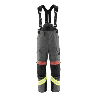 Einsatzhose FIRE X-FLASH DRAG X-TREME® light, IB-TEX®, Aufbau YA14, dunkelblau/rot