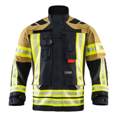 Jacke FIRE RECON WILDLAND, schwarzblau/gold