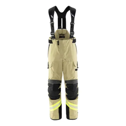 Einsatzhose FIRE X-FLASH DRAG X-TREME® light, IB-TEX®, Aufbau YA14, gold/dunkelblau