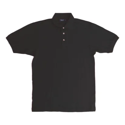 Poloshirt Kurzarm, schwarz