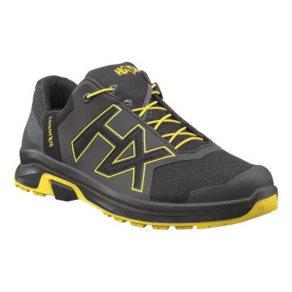 Schnürschuh CONNEXIS® GO GTX LOW, grau/gelb