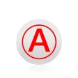 Aufkleber Buchstabe A