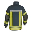 Einsatzjacke X-Pro Comfort, schwarzblau, Rückenaufdruck FEUERWEHR leuchtgelb