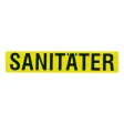 Klettschild Rettungsdienst 420x80 mm, neongelb reflektierend
