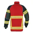 Einsatzjacke X-Pro Dynamic, rot/dunkelblau, Rückenschild FEUERWEHR leuchtgelb