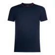 Herren T-Shirt, schwarzblau/rot