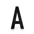 Aufkleber Buchstabe A