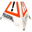 Faltsignal, weiß