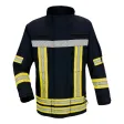 Einsatzjacke Fire-Jack II blue, Rückenaufdruck FEUERWEHR leuchtgelb