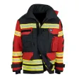 Überjacke RF7, schwarzblau/rot Matrix