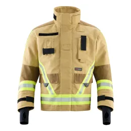 Einsatzjacke FIRE BLAZE DRAG BASIC PLUS, PBI® NEO®, Aufbau WA15, gold/cognac