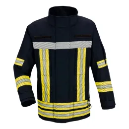 Einsatzjacke Fire-Jack II blue, Rückenaufdruck FEUERWEHR silber reflektierend
