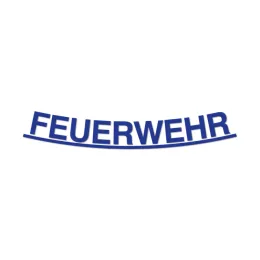 Schriftzug FEUERWEHR, lose, für HEROS H10, blau