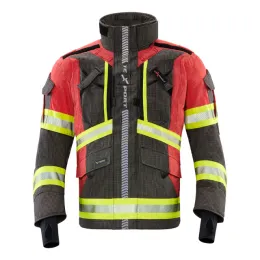 Einsatzjacke FIRE EVO ONE BEAR X-TREME® EVOLUTION, IB-TEX®, Aufbau EA14, dunkelblau/rot