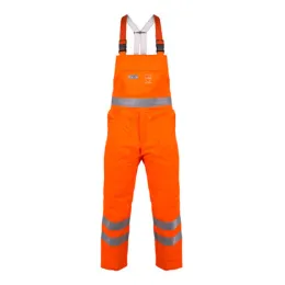 Schnittschutz-Latzhose Forest Jack, leuchtorange