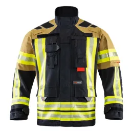 Jacke FIRE RECON WILDLAND, schwarzblau/gold