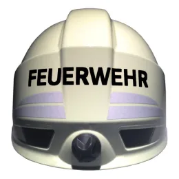 Schriftzug für HEROS-titan, am Helm montiert
