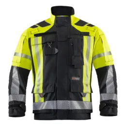 Jacke FIRE RECON THL, schwarzblau/HiVis