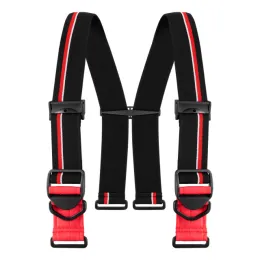 Hosenträger HT5 Basic Quicklock, schwarz/rot