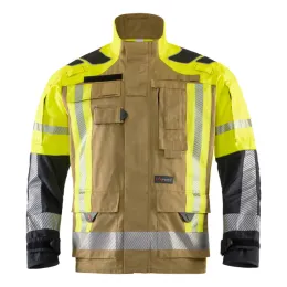 Jacke FIRE RECON THL, gold/schwarzblau/HiVis
