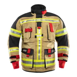 Einsatzjacke FIRE PHOENIX BEAR X-TREME, PBI NEO, Aufbau ZA15-A, gold/dunkelblau