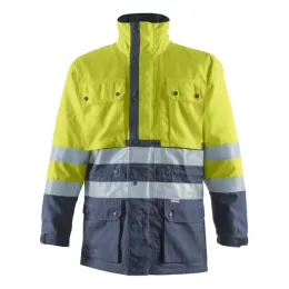 Parka AROSA 20471, dunkelblau/HiVis gelb