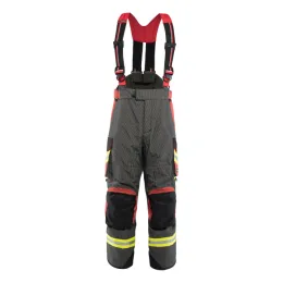 Einsatzhose FIRE EXPLORER DRAG X-TREME®, IB-TEX®, Aufbau ZA14, dunkelblau/rot