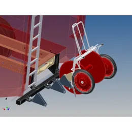 Unterfahrschutz-Traverse für 2 Haspeln