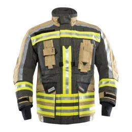 Einsatzjacke FIRE EXPLORER BEAR X-TREME®, IB-TEX®, Aufbau ZA14, dunkelblau/gold