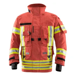 Einsatzjacke FIRE SURVIVOR LOOP X-TREME®, IB-TEX®, Aufbau ZA14, rot